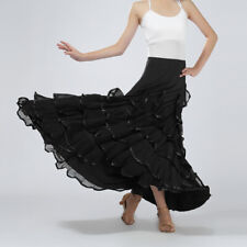 Costume De Danse  De Flamenco  Grande Robe De Jupe Longue De