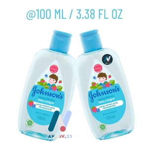 2X 100 ml JOHNSON'S Baby Cologne Happy Soothe aroma fresco fresco suave aceite de ricino - Imagen 1 de 23