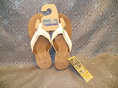 Nuevas chanclas informales para mujer SANUK fraidy cuña bronceada playa verano arena surfista  Foto 1 de 4