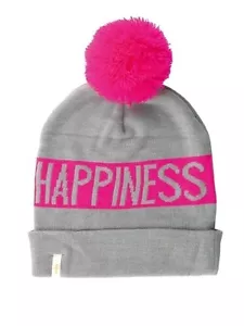 (M49) Pudelmütze FREAKY HEADS Beanie Wintermütze Boyfriend Love Peace Happiness - Picture 1 of 1