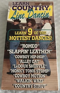 Learn 9 Country Line Dancin Instruction VHS Judy McDonald Brand New Sealed - Picture 1 of 2