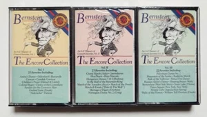 Leonard Bernstein Encore Collection Vol 1-3 - AtoZ Treasury- Cassette Tapes -NEW - Picture 1 of 3