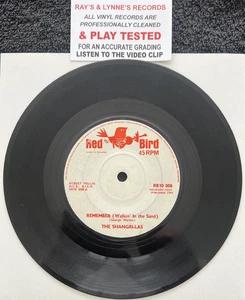 The Shangri-Las  Remember (Walkin' In The Sand) 7'' 1964 CLEANED/TESTED VG VIDEO - Picture 1 of 5