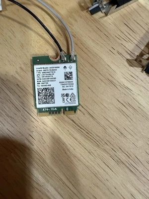 Genuine Intel AX201NGW Dual Band Wi-Fi 5.0 2.4GHZ Bluetooth Network Card XVV0P - Image 1 of 3