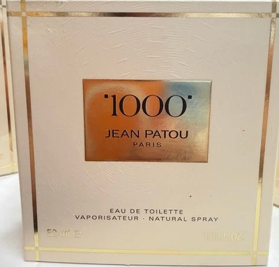 1000 por Jean Patou 50 ml/1,6 oz Eau de Toilette Spray fórmula antigua sin violonchelo Foto 1 de 3