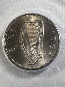 1964 Ireland 6 Pence Graded MS 67 by ANACS - Picture 1 of 8