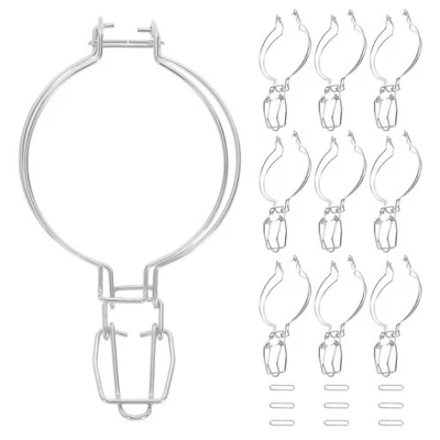 10 pezzi di clip di tenuta in metallo per barattoli di , fibbie in filo di - Immagine 1 di 4