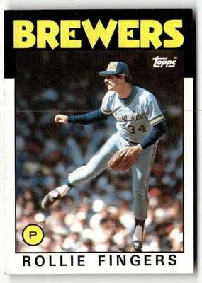 1986 Topps #185 Rollie Fingers - Image 1 of 2