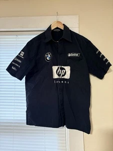 BMW Williams F1 Team Staff Mens Lg Racing Shirt - Picture 1 of 7