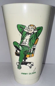 Taza Slurpee 1973 Jimmy Olsen 7-11 DC Comics de colección - Imagen 1 de 6