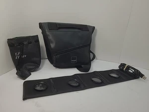 Acme Made - Small Black Camera Bag 13"x9" With Accessories Lense Pouch & Lenses - Picture 1 of 5