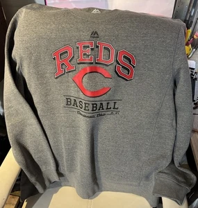 Sudadera extra grande Majestic Cincinnati Reds - Imagen 1 de 4