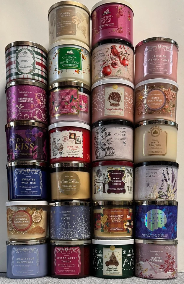 Bath and Body Works 3 Wick Candle 236 Scents To Choose From Fast Shipping - Image 1 of 3