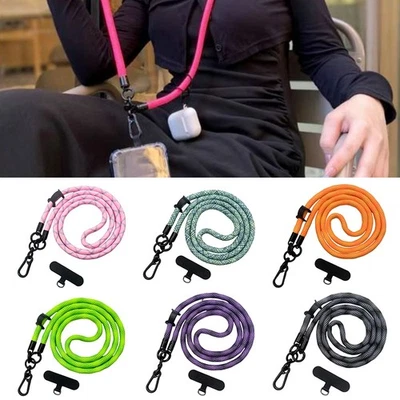 Outdoor Tragen Lanyard Neck -Kordelclip Mobiltelefon Lanyard Crossbody С - Bild 1 von 4