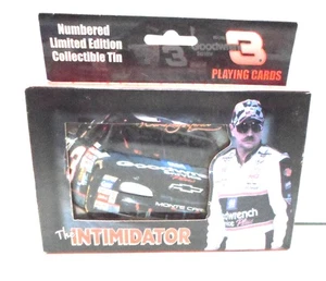 Dale Earnhardt The Intimidator NASCAR 2000 Collectible Tin Playing Cards New - Picture 1 of 9