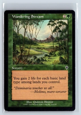 (3x) WANDERING STREAM - Invasion – MTG Magic the Gathering Card - Common - Image 1 of 4