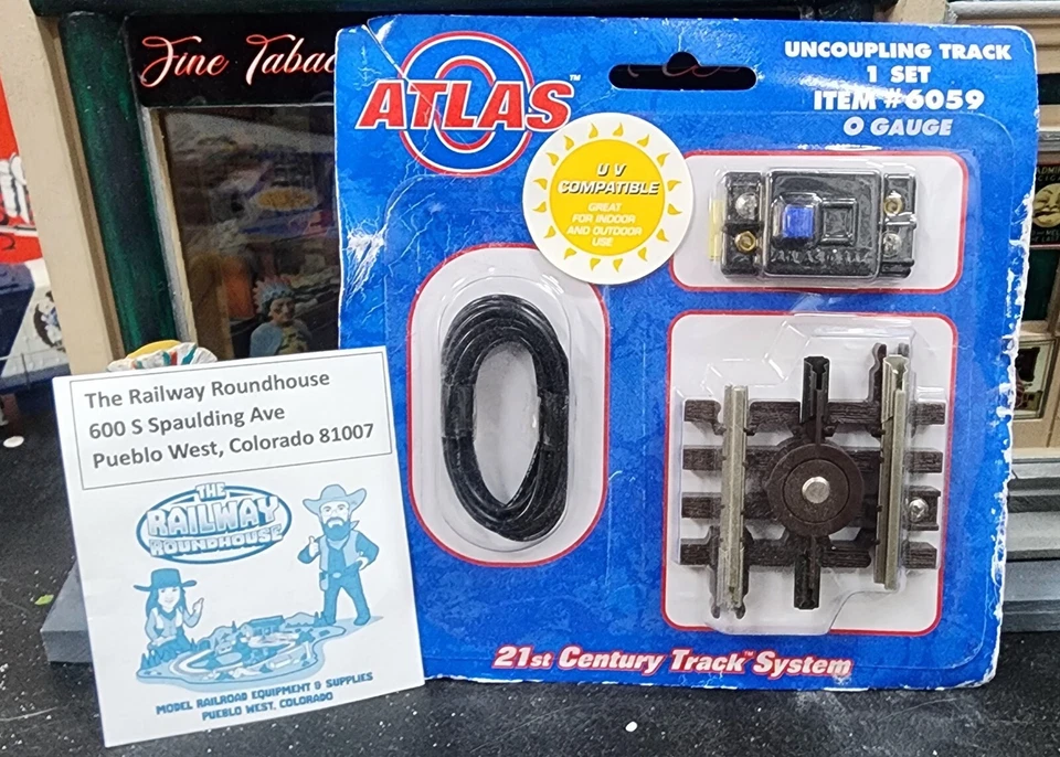 ATLAS #6059-UNCOUPLING TRACK-1 SET ~O SCALE - Image 1 of 1