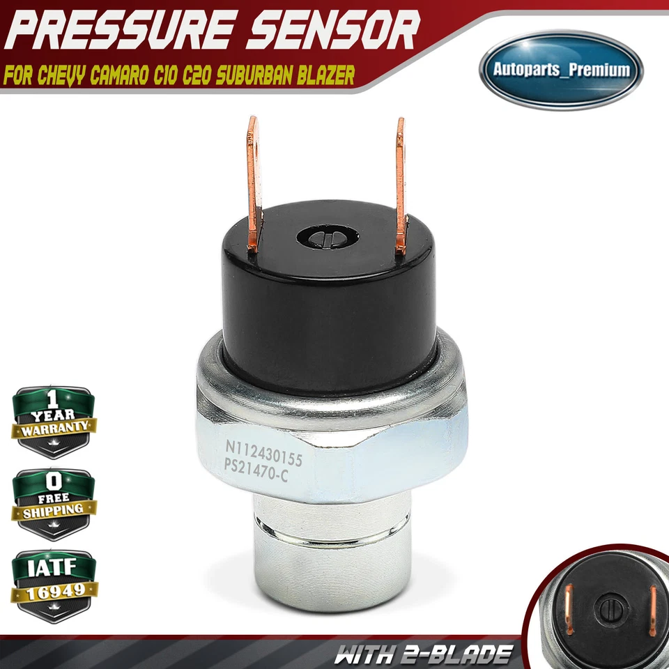 HVAC Pressure Switch for Chevy Camaro C10 C20 Suburban Blazer Caprice C10 Pickup - Image 1 of 4