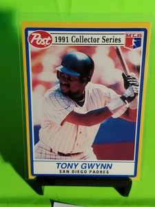 1991 Post Collector's Series #10 San Diego Padres Tony Gwynn HOF