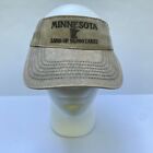 Minnesota Land Of 10,000 Lakes Sun Visor Cap Hat Strap Back One Size Adjustable