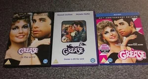 Grease DVD Collection + 40th Anniversary Blu Ray - Picture 1 of 4