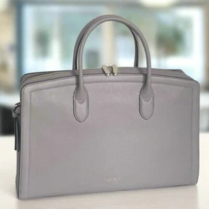 Kate Spade Knott Bag Laptop Bag Taupe Large Leather Work Commuter Bag - Picture 1 of 11