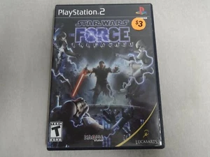 Star Wars The Force Unleashed Sony Playstation 2 PS2 Game Complete Free Ship - Picture 1 of 3