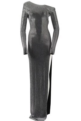 MAXI VESTIDO ALEJANDER TEREKHOV CRISTAL Y JERSEY IT 40 UK 8 Foto 1 de 4