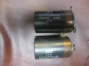 PIONEER SX1050, SX1080 SET OF 2 MAIN CAPACITORS 22000UF,71v,85c MEASURE IN SPEC - Picture 1 of 4