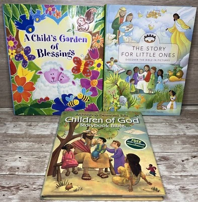 Lot of 3 Large Children's BIble Storybooks - NEW! Faith, Christianity, Jesus Foto 1 de 4