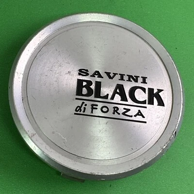 Tapa central de rueda Savini Black di Forza negro/plateado C-SA02 Foto 1 de 4