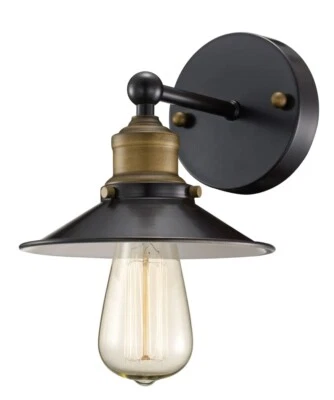 Trans Globe Lighting 20511 Bronze Griswald Single Light 7"W Bathroom Sconce - Image 1 of 2