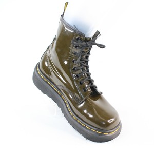 dr martens platform verde