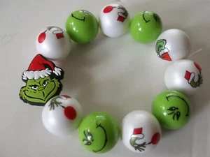 MR. GRINCH VISITS WHOVILLE Christmas Grinch Bracelet - Picture 1 of 2
