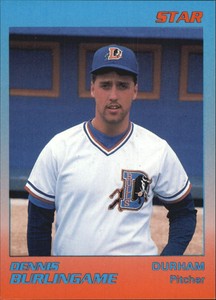 1989 Durham Bulls I Star #2 Dennis Burlingame