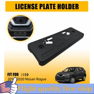 For 2017-2020 Rogue Nissan Front Bumper License Frame Plate Tag Holder Bracket - Picture 1 of 10