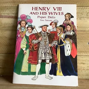 HENRY VIII AND HIS WIVES - PAPERDOLLS - UNUSED COMPLETE CRAFT VINTAGE BOOK - Picture 1 of 6