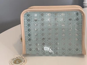 Spartina 449 Blue Cane/Clear Reiseset mit 4 Kosmetikflaschen Neu 48 $ Einzelhandel - Bild 1 von 13