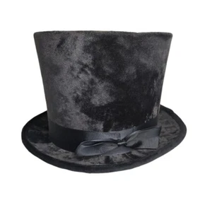 Amscan Victorian Black Top Hat Deluxe Halloween Costume Accessory, One Size - Picture 1 of 3