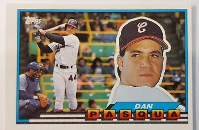 Dan Pasqua, Chicago White Sox, 1989 Topps Big Baseball Card #44 - (Stock# 3663) - Image 1 of 2
