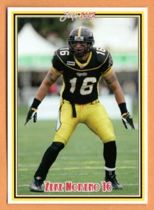 Zeke Moreno 2007 Jogo CFL rookie SP card #9R Hamilton Tiger-Cats USC Trojans - Picture 1 of 2