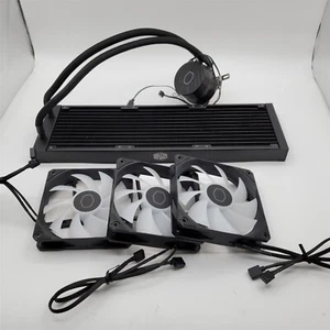 Cooler Master MasterLiquid 360L Core 360mm Close-Loop AIO Liquid Cooler, Black - Afbeelding 1 van 4