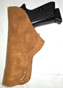 Vintage Brauer Bros Soft Suede Gun ISP Holster EEA04 Walther PP PPK SIG P230 232 - Picture 1 of 11