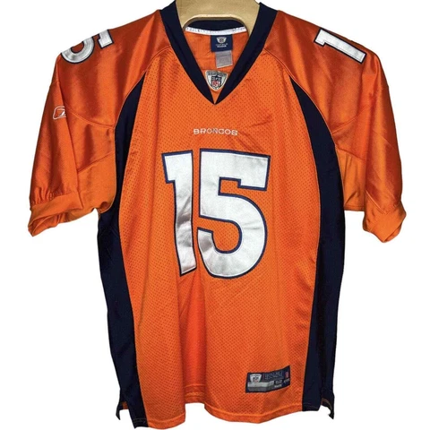 Reebok On Field Denver Broncos Tim Tebow #15 Jersey Mens Size 52 - Stitched EUC Cover