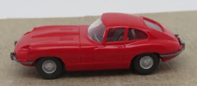 Micro WIKING Ho 1/87 Jaguar Tipo E Rosso Fari Non Dipinto No. Box - Immagine 1 di 4