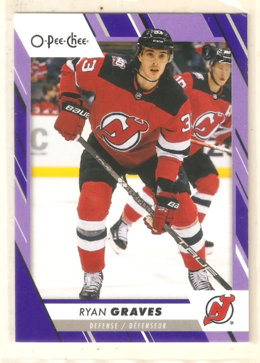 Ryan Graves 2023-24 O-Pee-Chee Blue Border Parallel #368 Devils - Image 1 of 1