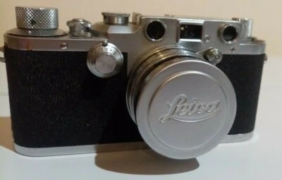 cámara Leica lll c1949, Nº 491013 piel de tiburón, summitar F=5cm 1:2 Nº723801 - Imagen 1 de 4