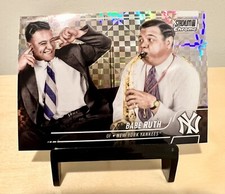 Babe Ruth 2022 Topps Stadium Club Chrome X-Fractor Card #3