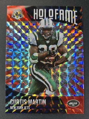 Curtis Martin, 2021 Panini Mosaic, PRIZM, HOLO FAME, New York Jets, #19 - Image 1 of 2