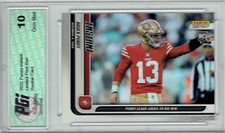 Brock Purdy 2022 Panini Instant #193 Playoff Debut 1 of 3099 Rookie Card PGI 10